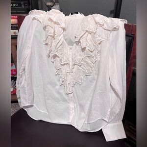 & Other Stories Lace-like blouse